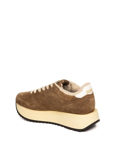 Chestnut big star girl sneaker SUN 68 | BZ44220BIG STARGIRL SUEDE-93